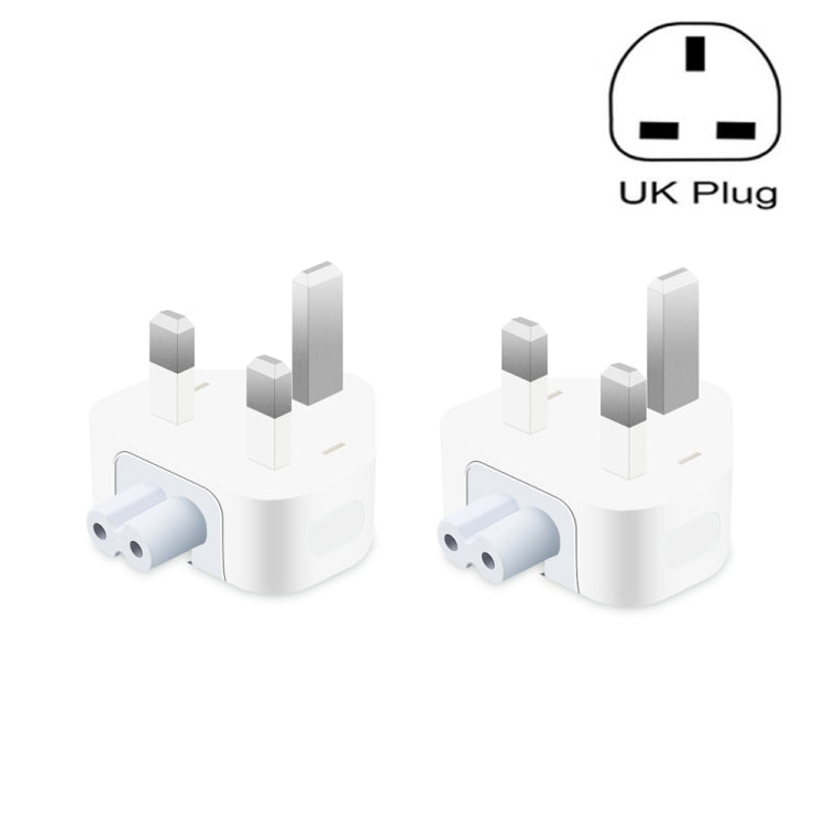 Adattatore di alimentazione XJ01 da 2 pezzi per caricabatterie iPad 10W 12W e caricabatterie serie MacBook, presa UK, UK Plug
