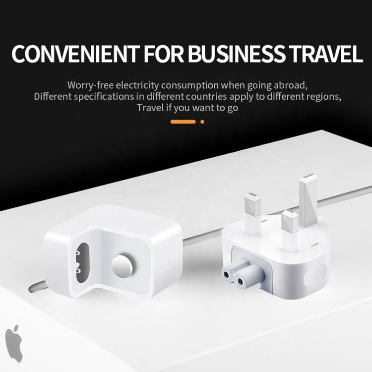 Adattatore di alimentazione XJ01 da 2 pezzi per caricabatterie iPad 10W 12W e caricabatterie serie MacBook, presa UK, UK Plug