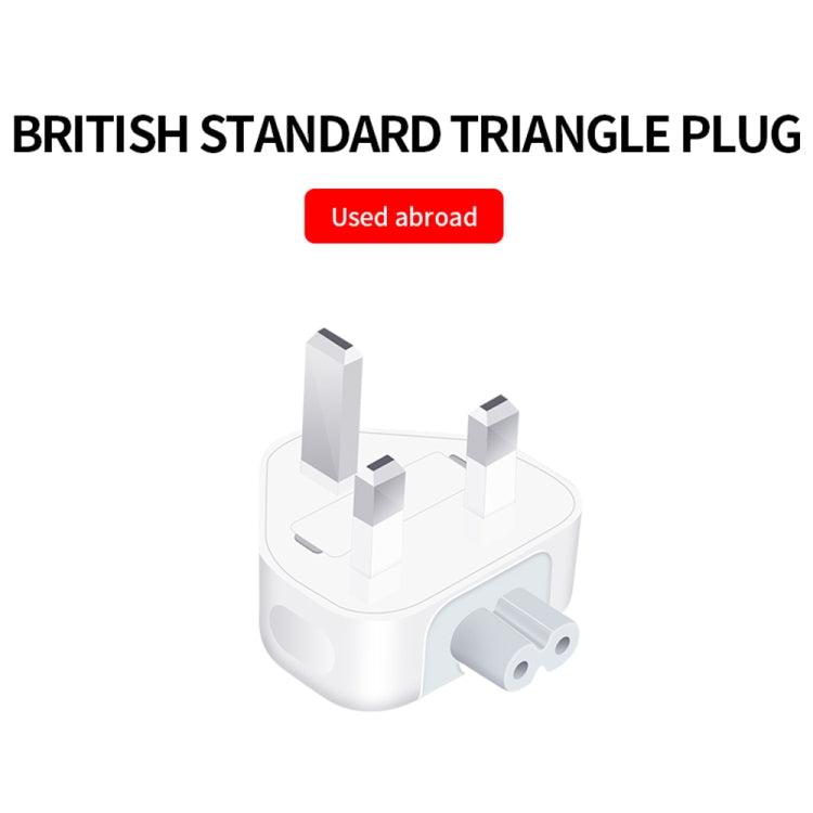 Adattatore di alimentazione XJ01 da 2 pezzi per caricabatterie iPad 10W 12W e caricabatterie serie MacBook, presa UK, UK Plug
