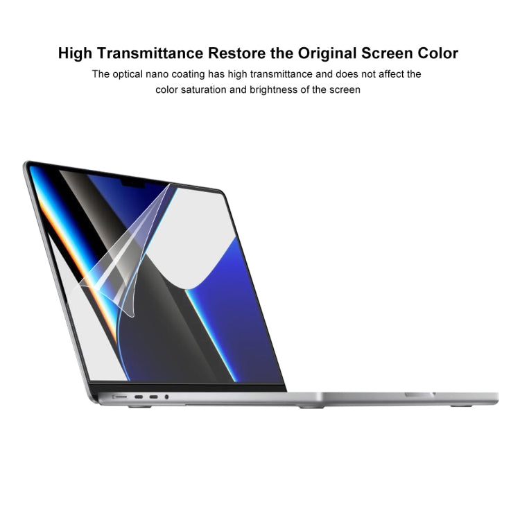 ENKAY Clear HD PET Proteggi schermo per laptop, For MacBook Pro 14.2 inch A2442, For MacBook Pro 16.2 inch A2485/A2880 2023