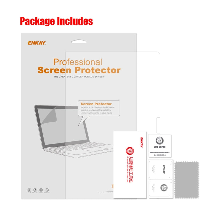 ENKAY Clear HD PET Proteggi schermo per laptop, For MacBook Pro 14.2 inch A2442, For MacBook Pro 16.2 inch A2485/A2880 2023
