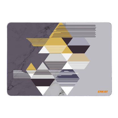 ENKAY Hat-Prince Geometry Pattern Laotop Custodia protettiva in cristallo per MacBook Pro 16 pollici A2141, For MacBook Pro 16 inch A2141