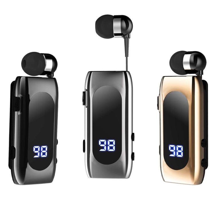 Cavo retrattile K55 BT5.2 Auricolare sportivo singolo in-ear intelligente