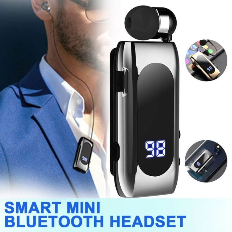 Cavo retrattile K55 BT5.2 Auricolare sportivo singolo in-ear intelligente
