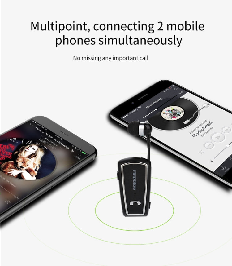 Fineblue F-V3 Bluetooth 4.1 Mini auricolare stereo Bluetooth in-ear senza fili, F-V3 Black, F-V3 White, F-V3 Gold
