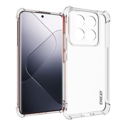 ENKAY Hat-Prince Custodia per telefono antiurto in TPU trasparente, For Redmi A5 4G 171.7mm, For Redmi Note 14S 4G, For Redmi Note14 4G 164.84mm, For Xiaomi 15 Ultra, For Xiaomi Poco X7 Pro 5G, For Xiaomi Poco M7 Pro 5G, For Redmi Note 14 Pro 4G�������...