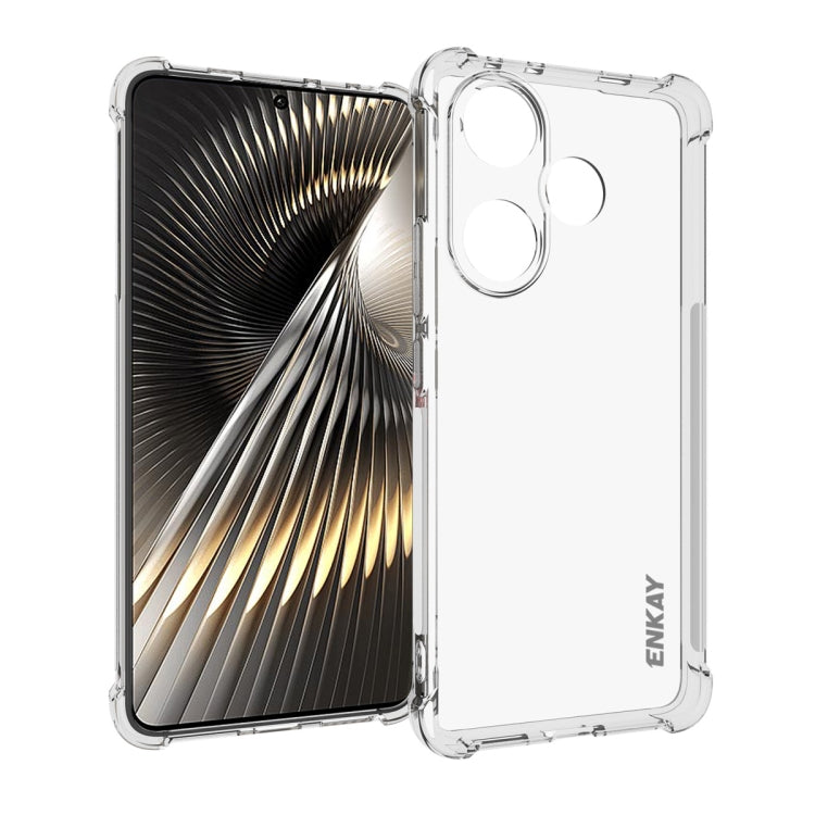 ENKAY Hat-Prince Custodia per telefono antiurto in TPU trasparente, For Redmi A5 4G 171.7mm, For Redmi Note 14S 4G, For Redmi Note14 4G 164.84mm, For Xiaomi 15 Ultra, For Xiaomi Poco X7 Pro 5G, For Xiaomi Poco M7 Pro 5G, For Redmi Note 14 Pro 4G�������...