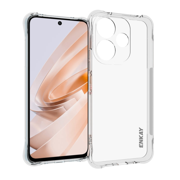 ENKAY Hat-Prince Custodia per telefono antiurto in TPU trasparente, For Redmi A5 4G 171.7mm, For Redmi Note 14S 4G, For Redmi Note14 4G 164.84mm, For Xiaomi 15 Ultra, For Xiaomi Poco X7 Pro 5G, For Xiaomi Poco M7 Pro 5G, For Redmi Note 14 Pro 4G�������...