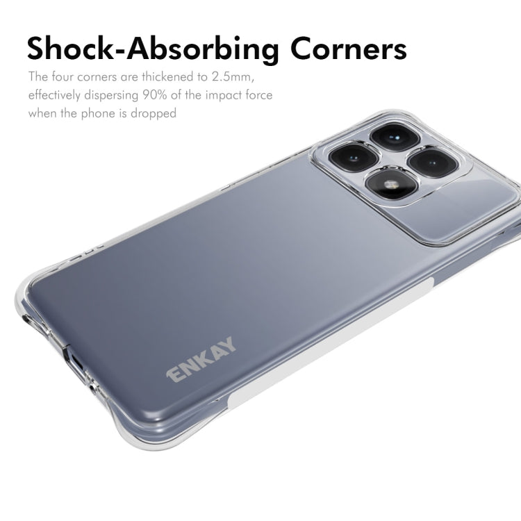 ENKAY Hat-Prince Custodia per telefono antiurto in TPU trasparente