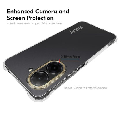 ENKAY Hat-Prince Custodia per telefono antiurto in TPU trasparente, For Redmi A5 4G 171.7mm, For Redmi Note 14S 4G, For Redmi Note14 4G 164.84mm, For Xiaomi 15 Ultra, For Xiaomi Poco X7 Pro 5G, For Xiaomi Poco M7 Pro 5G, For Redmi Note 14 Pro 4G�������...
