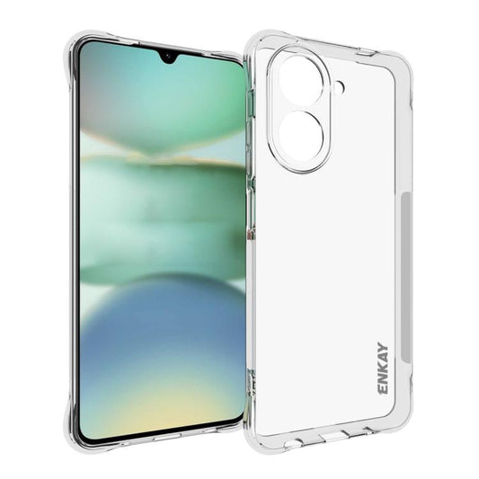 ENKAY Hat-Prince Custodia per telefono antiurto in TPU trasparente, For Redmi A5 4G 171.7mm, For Redmi Note 14S 4G, For Redmi Note14 4G 164.84mm, For Xiaomi 15 Ultra, For Xiaomi Poco X7 Pro 5G, For Xiaomi Poco M7 Pro 5G, For Redmi Note 14 Pro 4G�������...