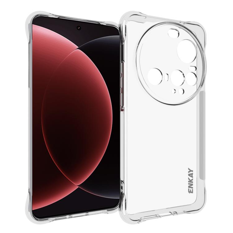 ENKAY Hat-Prince Custodia per telefono antiurto in TPU trasparente, For Xiaomi 17T Pro5G, For Redmi 15a 5G, For Xiaomi 17T, For Xiaomi 17 Ultra, For Redmi Note 15 Pro 4G Global 163.2mm, For Redmi K90, For Redmi K90 Pro Max                              ...