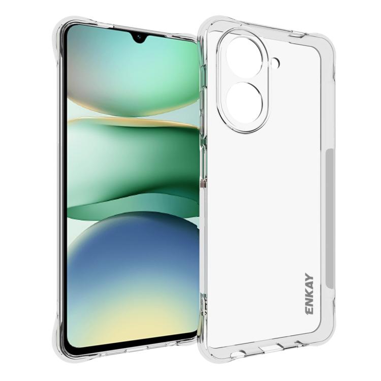 ENKAY Hat-Prince Custodia per telefono antiurto in TPU trasparente, For Xiaomi 17T Pro5G, For Redmi 15a 5G, For Xiaomi 17T, For Xiaomi 17 Ultra, For Redmi Note 15 Pro 4G Global 163.2mm, For Redmi K90, For Redmi K90 Pro Max                              ...