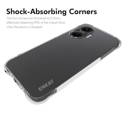 ENKAY Hat-Prince Custodia per telefono antiurto in TPU trasparente, For Xiaomi Poco F7 5G, For Redmi 13X 4G, For Redmi A5 4G 171.7mm, For Redmi Note 14S 4G, For Redmi Note14 4G 164.84mm, For Xiaomi 15 Ultra, For Xiaomi Poco X7 Pro 5G�������������������...