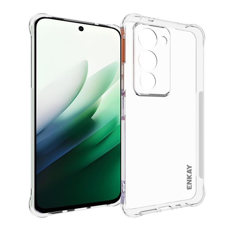 ENKAY Hat-Prince Custodia per telefono antiurto in TPU trasparente, For Redmi 15C 5G / 4G EU 173mm, For Xiaomi Poco M7 Plus 5G / M7 4G 169mm, Redmi 15 5G Global / 15 4G SEA 169.5mm, For Redmi 15 5G / 4G EU 171mm, For Redmi 15C 5G / 4G Global 171mm