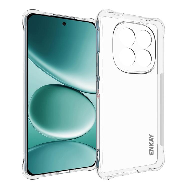 ENKAY Hat-Prince Custodia per telefono antiurto in TPU trasparente, For Xiaomi 17T Pro5G, For Redmi 15a 5G, For Xiaomi 17T, For Xiaomi 17 Ultra, For Redmi Note 15 Pro 4G Global 163.2mm, For Redmi K90, For Redmi K90 Pro Max                              ...