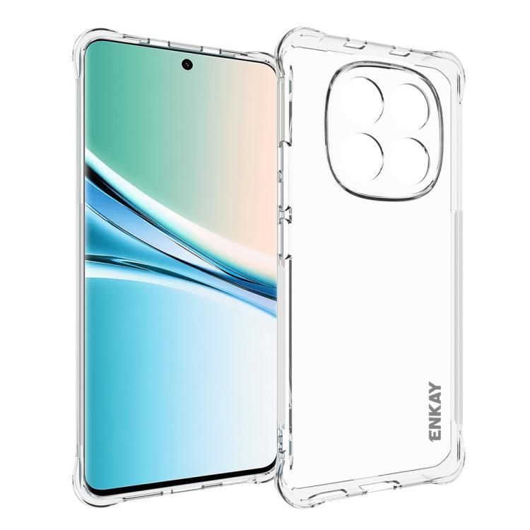 ENKAY Hat-Prince Custodia per telefono antiurto in TPU trasparente, For Xiaomi 15 Pro, For Xiaomi 15, For Xiaomi 14T Pro 5G, For Xiaomi 14T 5G, For Xiaomi Redmi 14C 4G, For Redmi K70 Ultra, For Redmi Note 13R 5G, For Redmi Turbo 3 5G, For Xiaomi Redmi ...