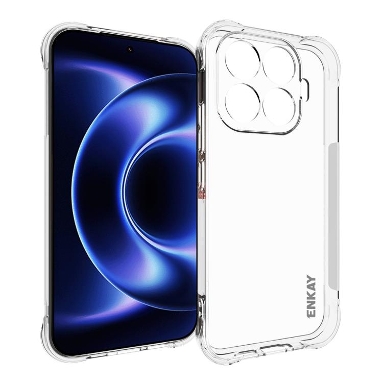 ENKAY Hat-Prince Custodia per telefono antiurto in TPU trasparente, For Xiaomi 17T Pro5G, For Redmi 15a 5G, For Xiaomi 17T, For Xiaomi 17 Ultra, For Redmi Note 15 Pro 4G Global 163.2mm, For Redmi K90, For Redmi K90 Pro Max                              ...