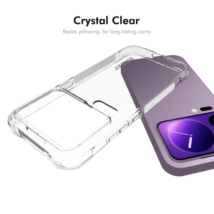 ENKAY Hat-Prince Custodia per telefono antiurto in TPU trasparente, For Xiaomi 18 Pro Max 5G, For Xiaomi 18 Pro 5G, For Redmi Note 17 Pro 5G Global 163.5mm, For Xiaomi Poco M8 Power 5G, For Xiaomi Poco F9 Ultra 5G, For Xiaomi Poco F9 Pro 5G            ...
