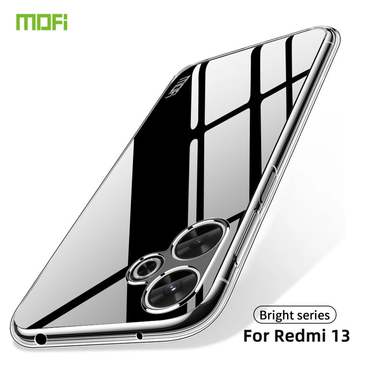 Custodia per telefono in TPU ultrasottile serie MOFI Ming, For Xiaomi Redmi 13, ForXiaomi Redmi Turbo 3, For Xiaomi Civi 4 Pro, For Xiaomi Redmi Note 13 Pro 4G, For Xiaomi Redmi 13C 5G, For Xiaomi Redmi Note 13R Pro, For Xiaomi 14 Ultra, For Xiaomi 14 ...