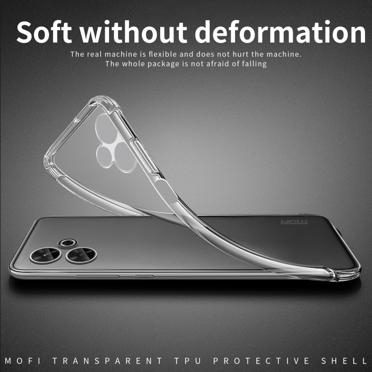 Custodia per telefono in TPU ultrasottile serie MOFI Ming, For Xiaomi Redmi 13, ForXiaomi Redmi Turbo 3, For Xiaomi Civi 4 Pro, For Xiaomi Redmi Note 13 Pro 4G, For Xiaomi Redmi 13C 5G, For Xiaomi Redmi Note 13R Pro, For Xiaomi 14 Ultra, For Xiaomi 14 ...