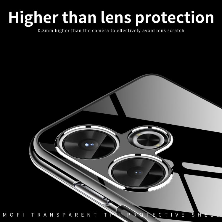 Custodia per telefono in TPU ultrasottile serie MOFI Ming, For Xiaomi Redmi 13, ForXiaomi Redmi Turbo 3, For Xiaomi Civi 4 Pro, For Xiaomi Redmi Note 13 Pro 4G, For Xiaomi Redmi 13C 5G, For Xiaomi Redmi Note 13R Pro, For Xiaomi 14 Ultra, For Xiaomi 14 ...