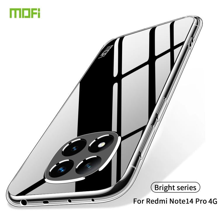 Custodia per telefono in TPU ultrasottile serie MOFI Ming, For Redmi Note 14 Pro 4G, For Xiaomi 15 Pro, For Xiaomi Redmi Note 14 5G, For Xiaomi Redmi Note 14 Pro+ 5G, For Xiaomi Redmi Note 14 Pro 5G, For Xiaomi Redmi 13, ForXiaomi Redmi Turbo 3        ...