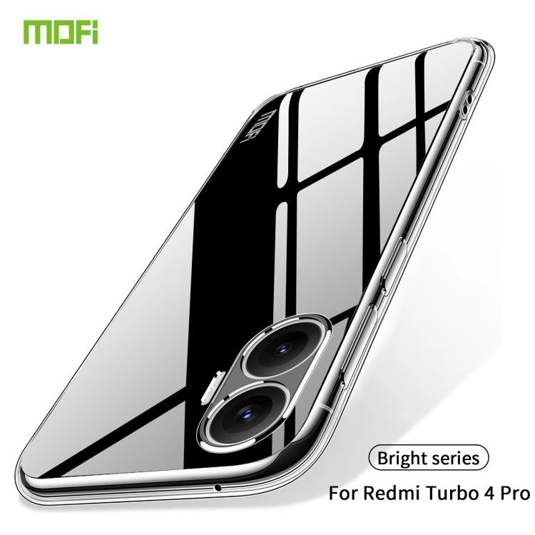 Custodia per telefono in TPU ultrasottile serie MOFI Ming, For Xiaomi Redmi Turbo 4 Pro, For Xiaomi Poco M7 Pro, For Xiaomi Redmi K80 Pro, For Xiaomi Redmi K80, For Redmi Note 14 Pro 4G, For Xiaomi 15 Pro, For Xiaomi Redmi Note 14 5G                   ...