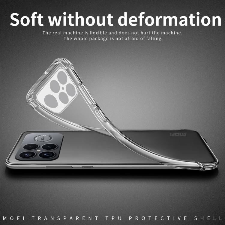 Custodia per telefono in TPU ultrasottile serie MOFI Ming, For Redmi K90 Pro Max / Poco F8 Ultra, For Xiaomi Redmi K90, For Xiaomi Poco F8 Pro, For Xiaomi 17 Pro Max, For Redmi Note 15 Pro+ 5G Global 163.3mm, For Redmi Note 15 Pro 5G Global 163.6mm    ...