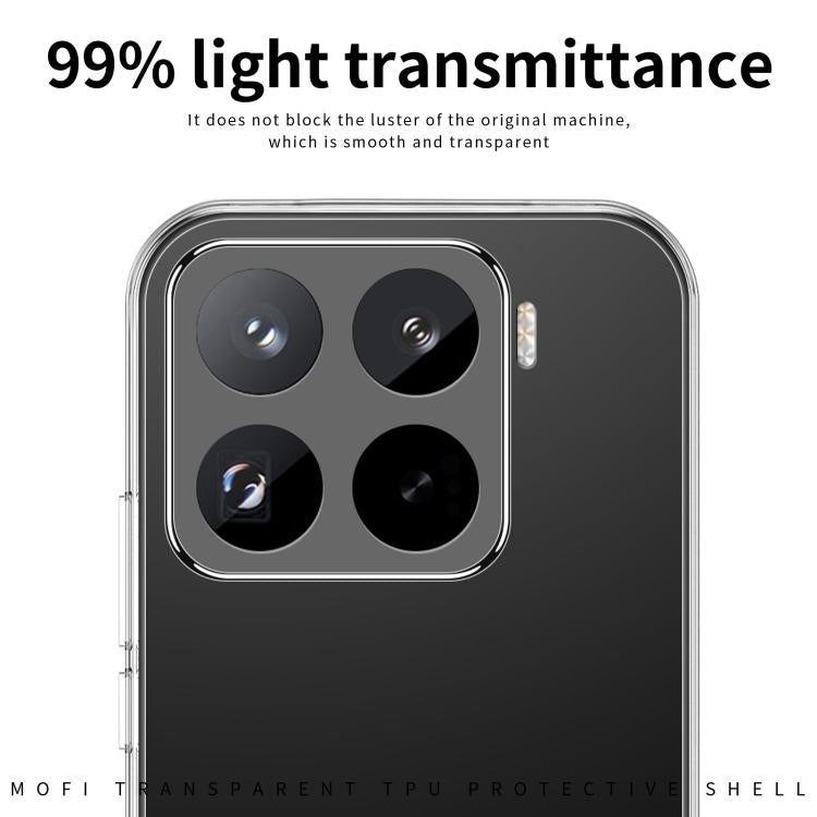 Custodia per telefono in TPU ultrasottile serie MOFI Ming, For Xiaomi 17T, For Redmi Turbo 5 Max / Poco X8 Pro Max 5G, For Redmi Note 15 Pro+ 5G Global 163.3mm, For Redmi Note 15 4G / 5G Global 164mm, For Xiaomi 17 Ultra                                ...