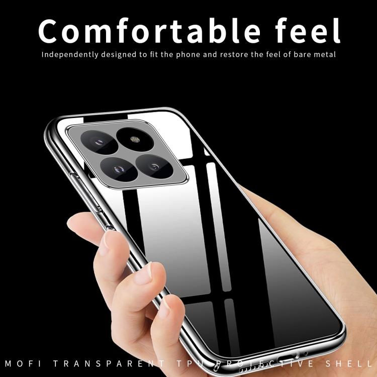 Custodia per telefono in TPU ultrasottile serie MOFI Ming, For Xiaomi 17 Max, For Xiaomi 17T Pro, For Xiaomi 17T, For Xiaomi 17 Ultra, For Xiaomi 17 Pro Max, For Redmi Note 15 Pro 5G Global 163.6mm, For Redmi Note 15 Pro 4G Global 163.2mm              ...