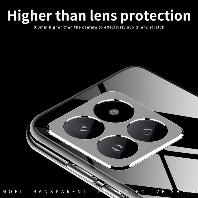 Custodia per telefono in TPU ultrasottile serie MOFI Ming, For Xiaomi 17 Max, For Xiaomi 17T Pro, For Xiaomi 17T, For Xiaomi 17 Ultra, For Xiaomi 17 Pro Max, For Redmi Note 15 Pro 5G Global 163.6mm, For Redmi Note 15 Pro 4G Global 163.2mm              ...