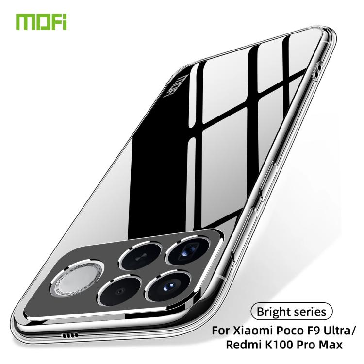 Custodia per telefono in TPU ultrasottile serie MOFI Ming, For Redmi K100 Pro Max / Poco F9 Ultra, For Xiaomi Poco F9 Pro 5G, For Xiaomi 17 Max 5G, For Xiaomi 17T Pro 5G, For Xiaomi 17T 5G, For Redmi Turbo 5 Max / Poco X8 Pro Max 5G                    ...