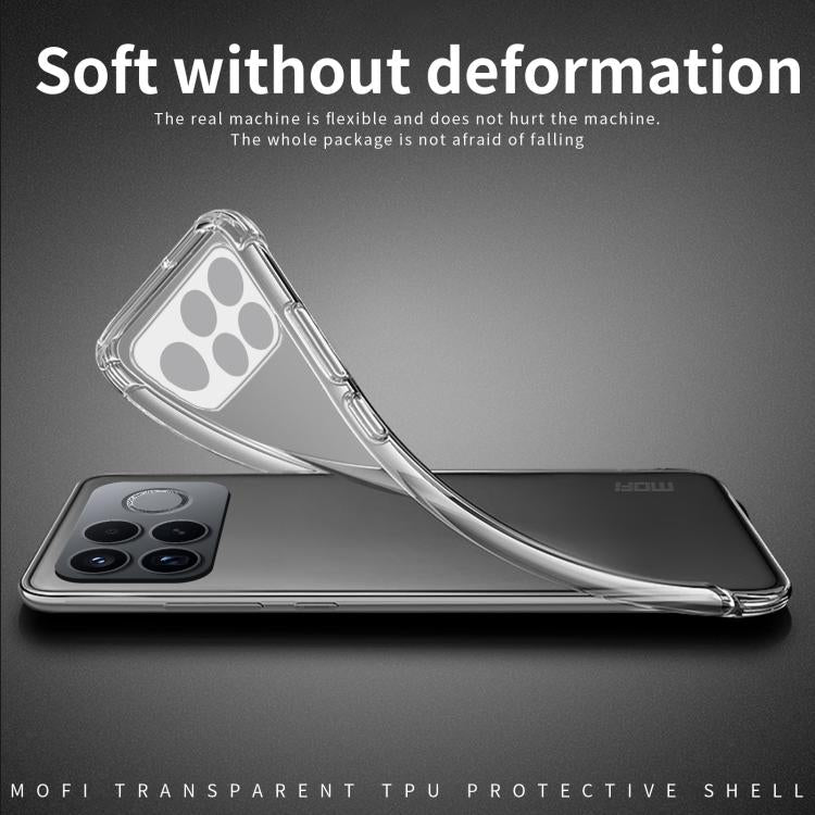 Custodia per telefono in TPU ultrasottile serie MOFI Ming, For Redmi K100 Pro Max / Poco F9 Ultra, For Xiaomi Poco F9 Pro 5G, For Xiaomi 17 Max 5G, For Xiaomi 17T Pro 5G, For Xiaomi 17T 5G, For Redmi Turbo 5 Max / Poco X8 Pro Max 5G                    ...