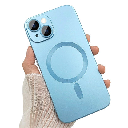 Custodia per telefono ENKAY MagSafe opaca in TPU con pellicola per lenti, For iPhone 15 Plus, For iPhone 15, For iPhone 14 Plus