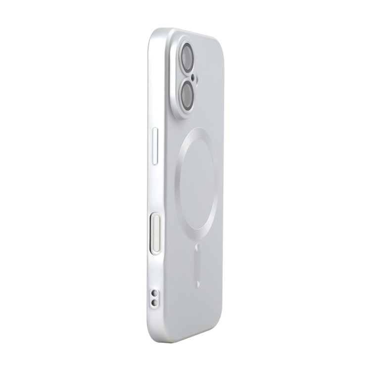 Custodia per telefono ENKAY MagSafe opaca in TPU con pellicola per lenti, For iPhone 16, For iPhone 15 Pro Max, For iPhone 15 Pro