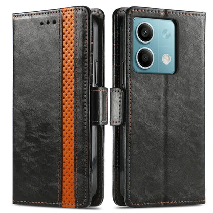 Custodia in Pelle CaseNeo Splicing – Eleganza e Funzionalità per il tuo Xiaomi Redmi Note 13