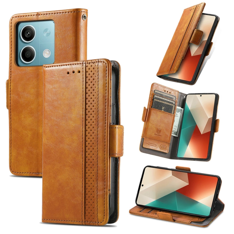 Custodia in Pelle CaseNeo Splicing – Eleganza e Funzionalità per il tuo Xiaomi Redmi Note 13
