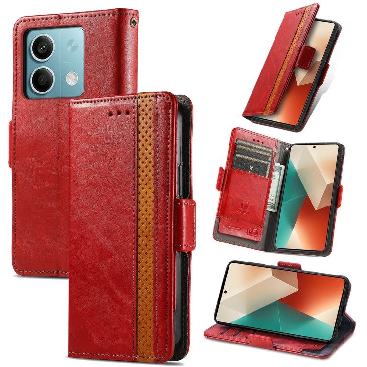 Custodia in Pelle CaseNeo Splicing – Eleganza e Funzionalità per il tuo Xiaomi Redmi Note 13