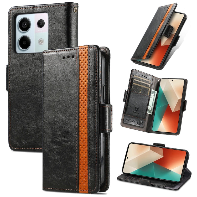 Custodia in Pelle CaseNeo Splicing – Eleganza e Funzionalità per il tuo Xiaomi Redmi Note 13