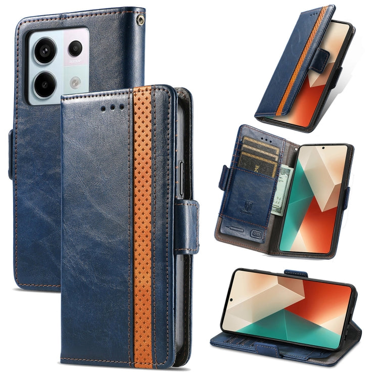 Custodia in Pelle CaseNeo Splicing – Eleganza e Funzionalità per il tuo Xiaomi Redmi Note 13