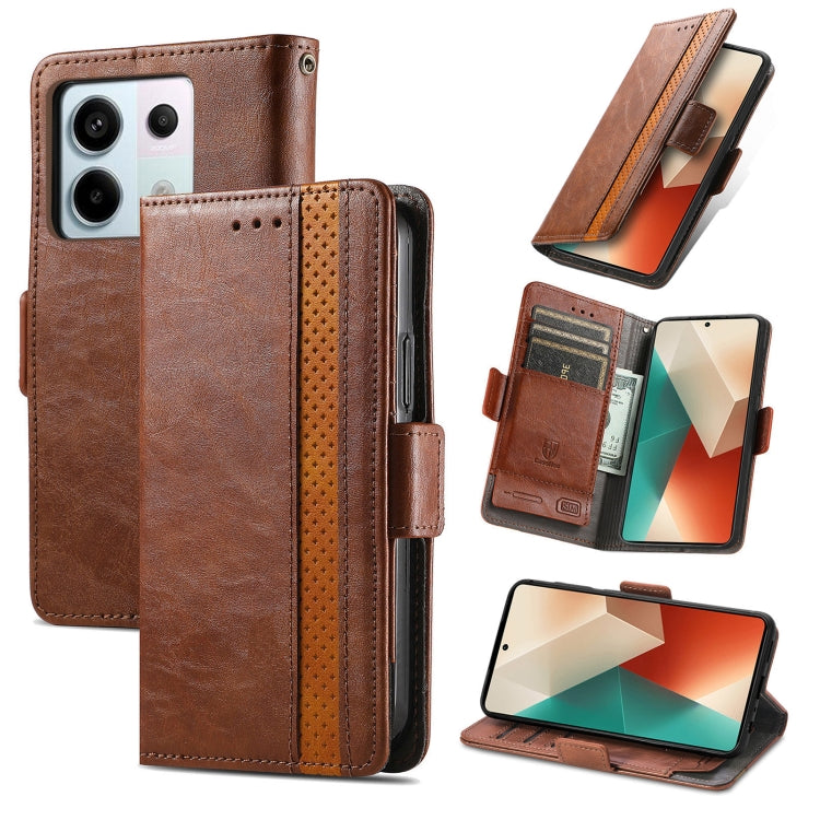 Custodia in Pelle CaseNeo Splicing – Eleganza e Funzionalità per il tuo Xiaomi Redmi Note 13