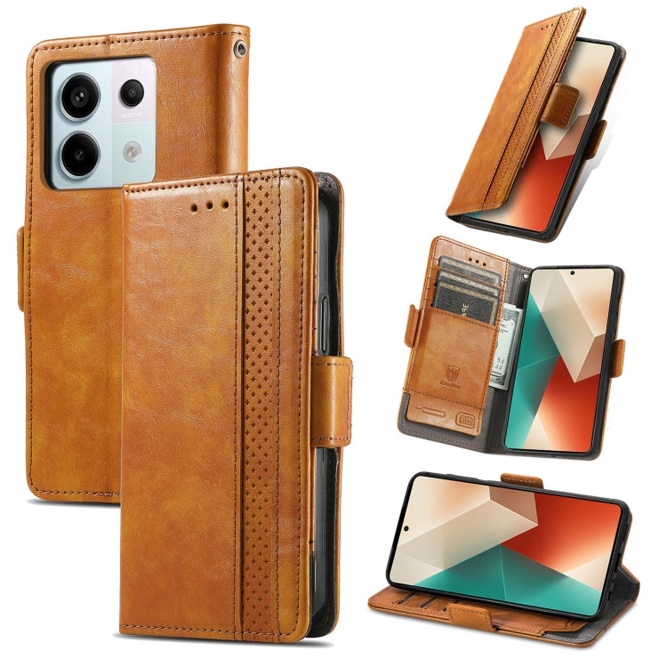 Custodia in Pelle CaseNeo Splicing – Eleganza e Funzionalità per il tuo Xiaomi Redmi Note 13