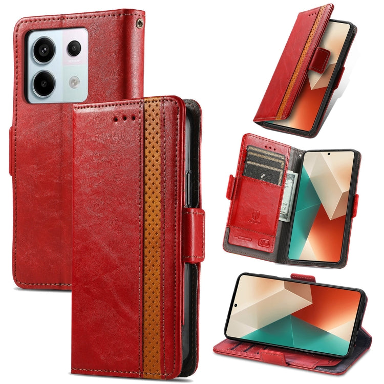 Custodia in Pelle CaseNeo Splicing – Eleganza e Funzionalità per il tuo Xiaomi Redmi Note 13