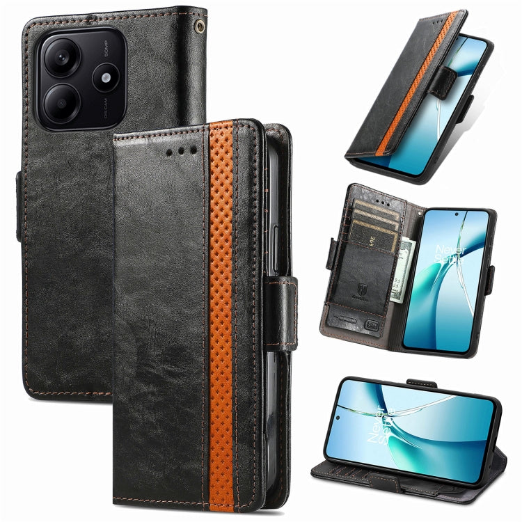 Custodia per telefono in pelle CaseNeo Splicing con doppia fibbia magnetica, For Redmi Note 14 4G 163.25mm, For Xiaomi 15 Pro, For Xiaomi 15, For Xiaomi Redmi Note 14 5G