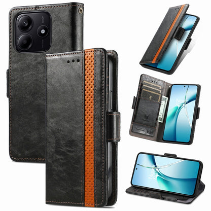 Custodia per telefono in pelle CaseNeo Splicing con doppia fibbia magnetica, For Redmi Note 14 4G 163.25mm, For Xiaomi 15 Pro, For Xiaomi 15, For Xiaomi Redmi Note 14 5G