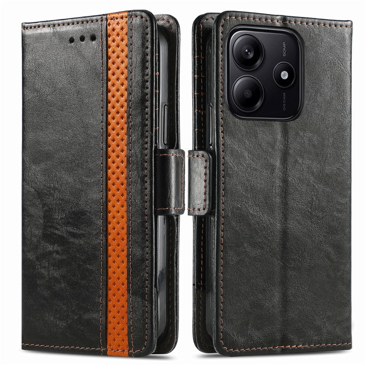 Custodia per telefono in pelle CaseNeo Splicing con doppia fibbia magnetica