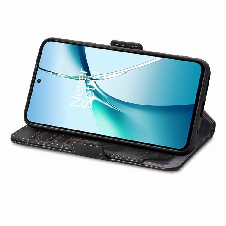 Custodia per telefono in pelle CaseNeo Splicing con doppia fibbia magnetica