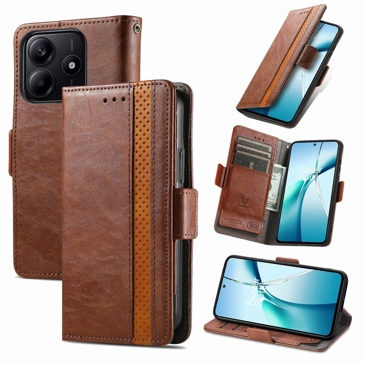 Custodia per telefono in pelle CaseNeo Splicing con doppia fibbia magnetica, For Redmi Note 14 4G 163.25mm, For Xiaomi 15 Pro, For Xiaomi 15, For Xiaomi Redmi Note 14 5G