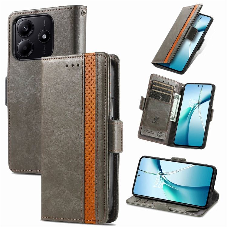 Custodia per telefono in pelle CaseNeo Splicing con doppia fibbia magnetica